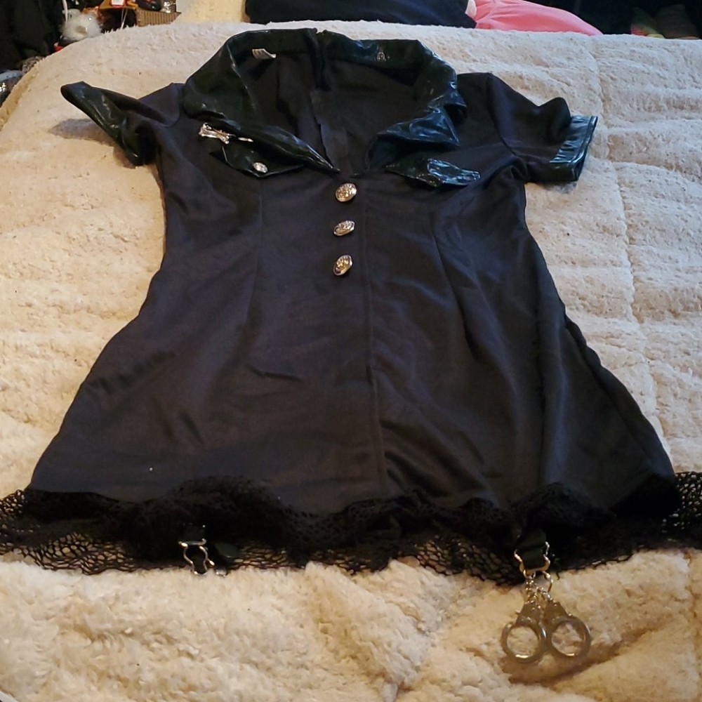 EUC Sexy cop dress lingerie costume